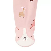 Carter's Baby Girls Animal Sleep and Play