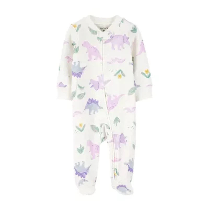Carter's Baby Girls Dinosaurs Sleep and Play