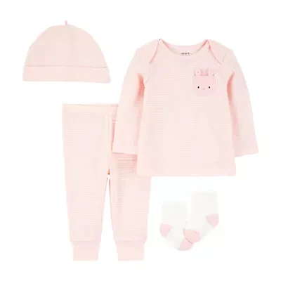 Carter's Baby Girls 4-pc. Pant Set