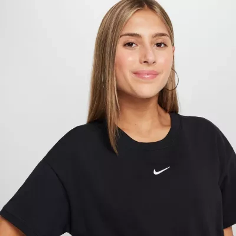 Nike Big Kid Girls Crew Neck Short Sleeve Active T-Shirt