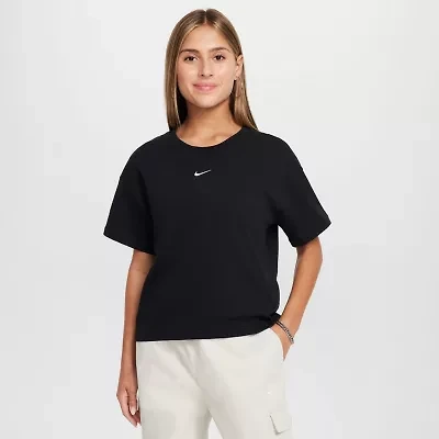 Nike Big Kid Girls Crew Neck Short Sleeve Active T-Shirt