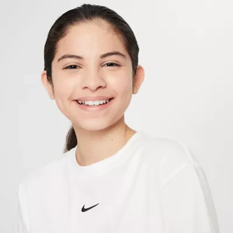 Nike Big Kid Girls Crew Neck Short Sleeve Active T-Shirt