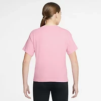 Nike Big Kid Girls Crew Neck Short Sleeve Active T-Shirt