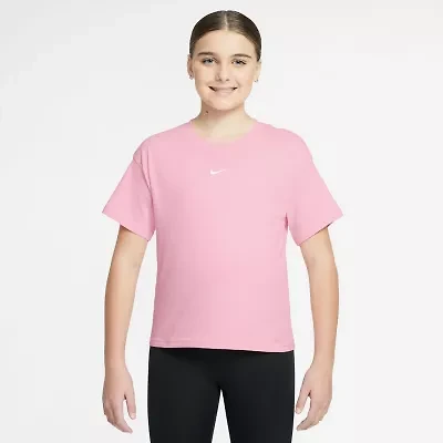 Nike Big Kid Girls Crew Neck Short Sleeve Active T-Shirt