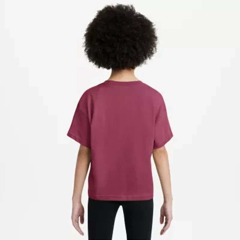 Nike Big Kid Girls Crew Neck Short Sleeve Active T-Shirt
