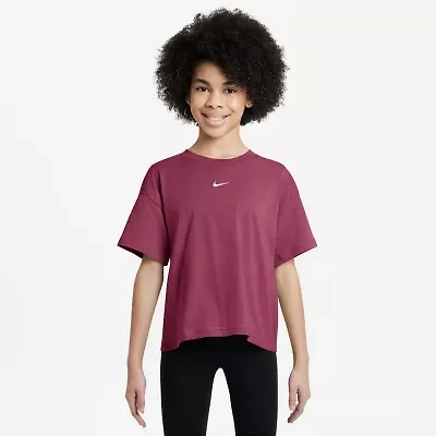 Nike Big Kid Girls Crew Neck Short Sleeve Active T-Shirt