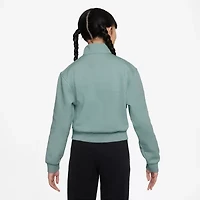 Nike Big Kid Girls Mock Neck Long Sleeve Active Quarter-Zip Pullover
