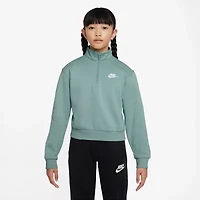 Nike Big Kid Girls Mock Neck Long Sleeve Active Quarter-Zip Pullover