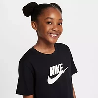 Nike Big Kid Girls Crew Neck Short Sleeve Regular Fit Graphic T-Shirt