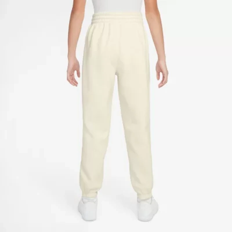 Nike Club Big Kid Girls Cuffed Loose Fit Fleece Jogger Pant