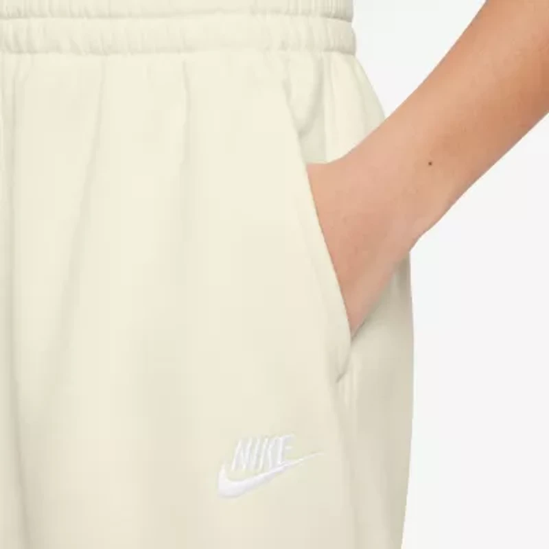 Nike Club Big Kid Girls Cuffed Loose Fit Fleece Jogger Pant