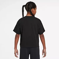 Nike Big Kid Girls Crew Neck Short Sleeve Regular Fit Graphic T-Shirt