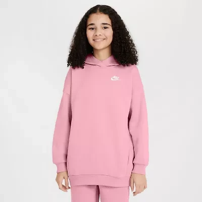 Nike Big Kid Girls Long Sleeve Fleece Hoodie