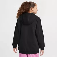 Nike Club Big Kid Girls Long Sleeve Fleece Active Hoodie