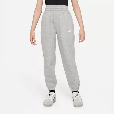 Nike Club Big Kid Girls Cuffed Loose Fit Fleece Jogger Pant