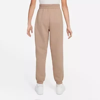Nike Club Big Kid Girls Cuffed Loose Fit Fleece Jogger Pant