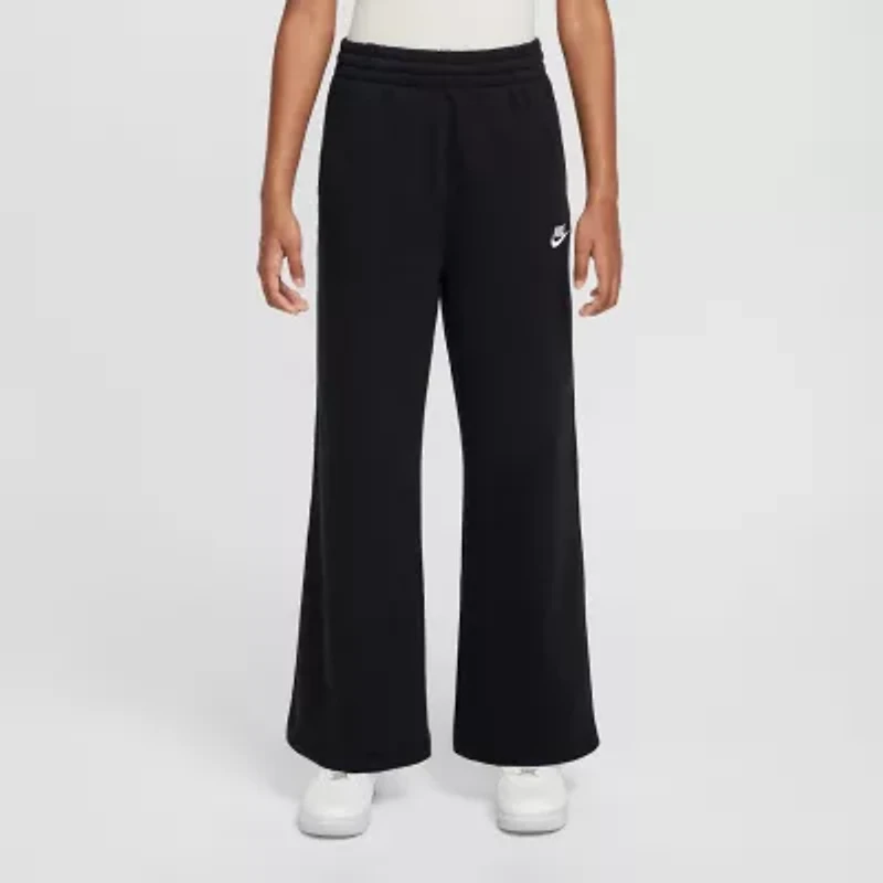 Nike Club Big Kid Girls Wide Leg Regular Fit Pull-On Pant