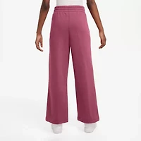Nike Club Big Kid Girls Wide Leg Regular Fit Fleece Pull-On Pant