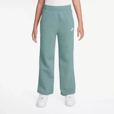 Nike Club Big Kid Girls Wide Leg Regular Fit Fleece Pull-On Pant