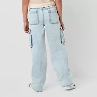 Thereabouts Little & Big Kid Boys Adjustable Waist Cargo Loose Fit Jean
