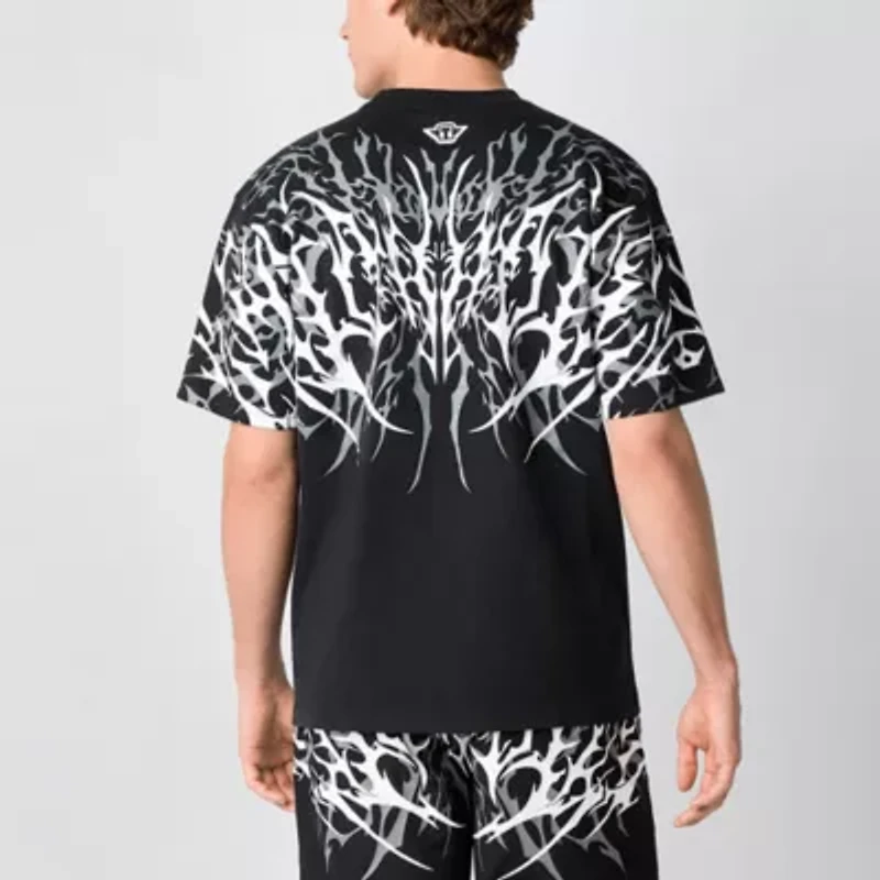 Tapout Mens Crew Neck Short Sleeve Regular Fit Graphic T-Shirt