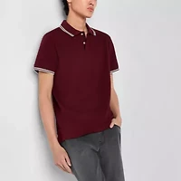 Arizona Mens Short Sleeve Tipped Polo