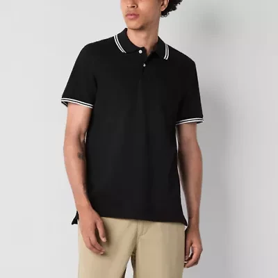 Arizona Mens Short Sleeve Tipped Polo