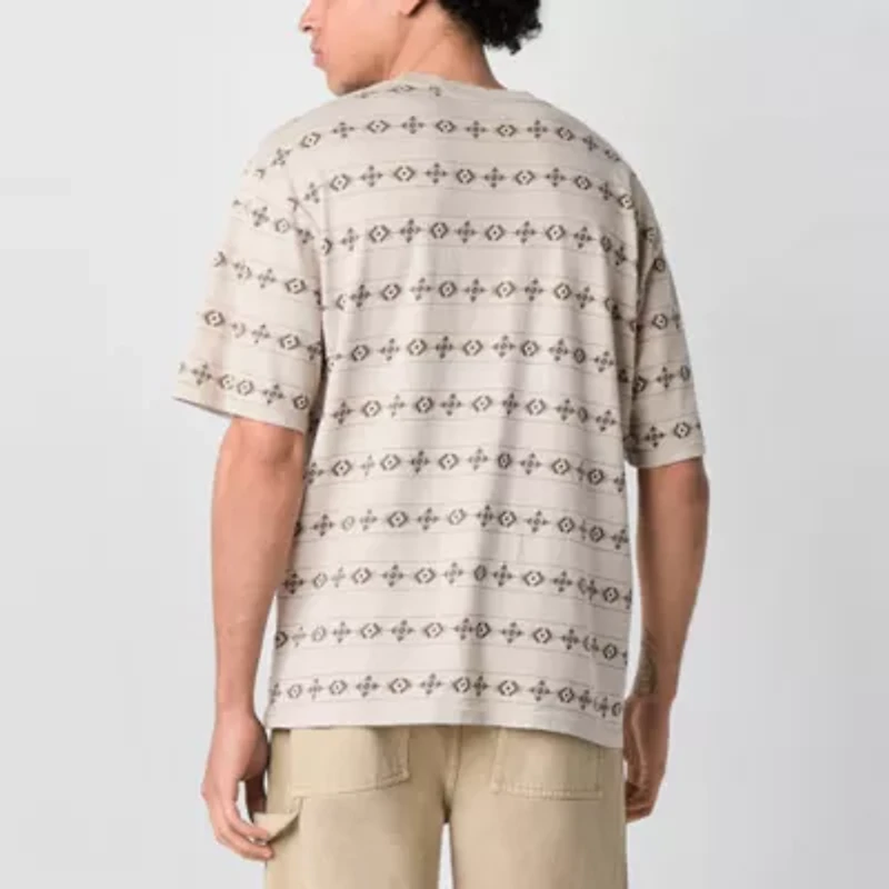 Arizona Mens Short Sleeve Boxy Fit Graphic T-Shirt