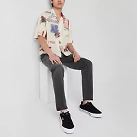 Arizona Mens Relaxed Fit Short Sleeve Button-Down Shirt