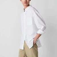 Arizona Mens Relaxed Fit Oxford Button-Down Shirt