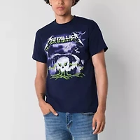 Mens Short Sleeve Metallica Graphic T-Shirt