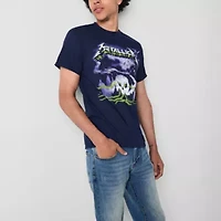 Mens Short Sleeve Metallica Graphic T-Shirt
