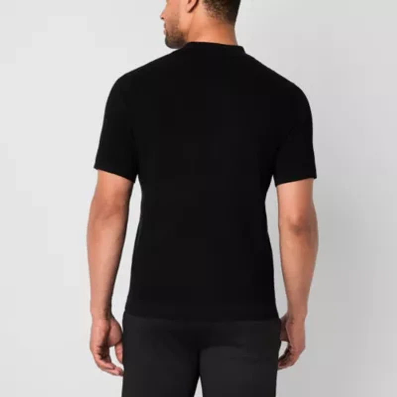Stylus Mens Short Sleeve Pullover Sweater