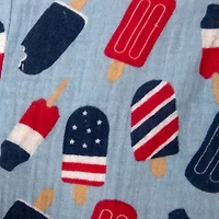 Baby Essentials Little Firecracker Girls 3-pc. Short Set