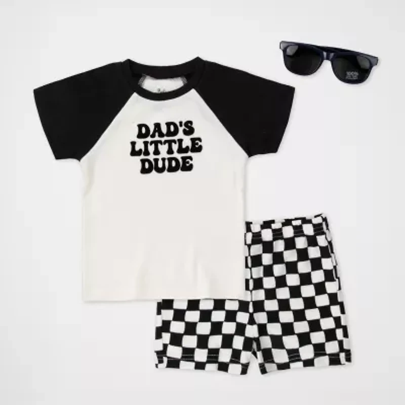 Baby Essentials Boys 3-pc. Short Set