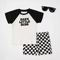Baby Essentials Boys 3-pc. Short Set