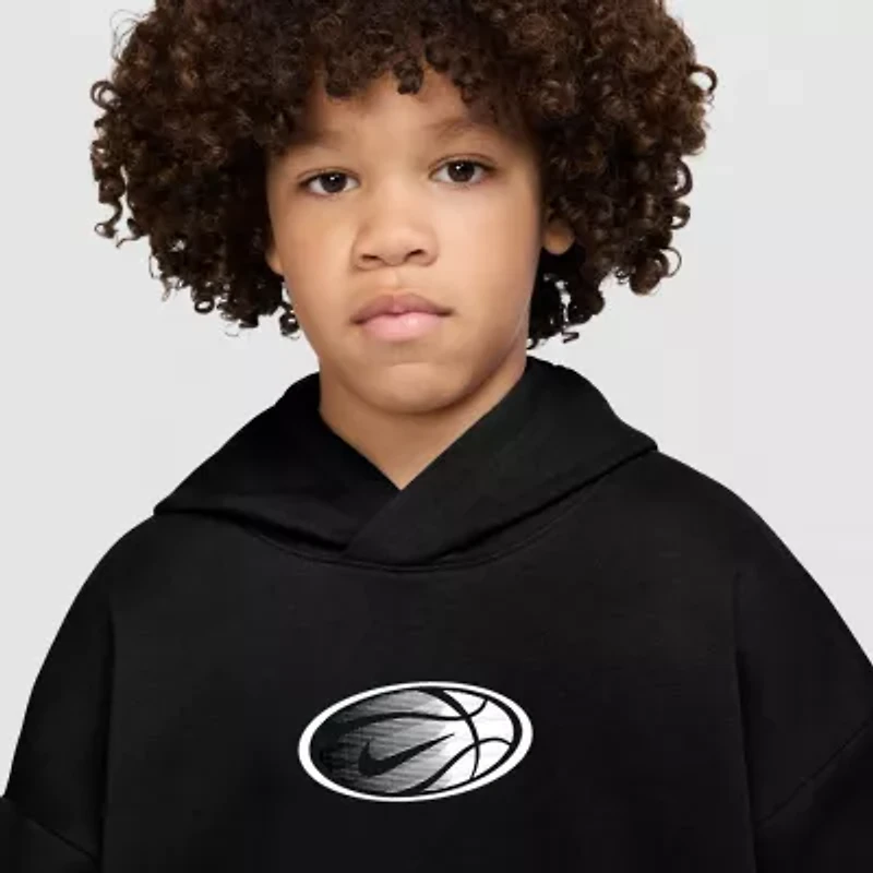 Nike Big Kid Unisex Long Sleeve Fleece Active Hoodie