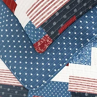 Linery Floral Patchwork Reversible Quilt Set