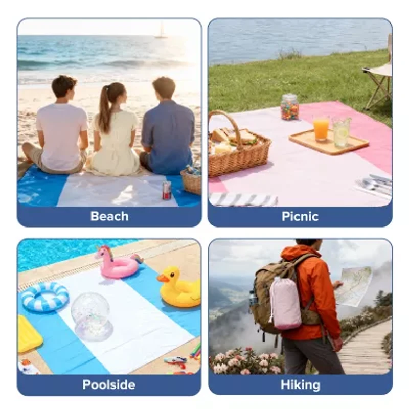 Awesome Home™ Beach And Picnic Waterproof Blanket