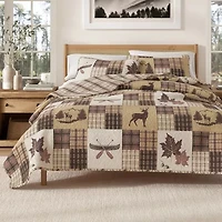 Linery Lodge Mosaic Reversible Quilt Set