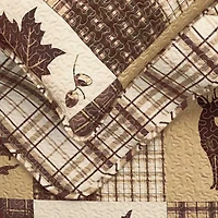 Linery Lodge Mosaic Reversible Quilt Set