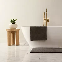 Casual Comfort Solid Reversible Bath Rug