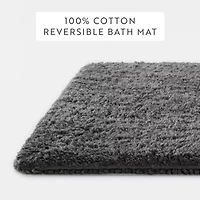 Casual Comfort Solid Reversible Bath Rug