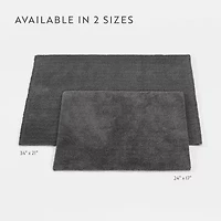 Casual Comfort Solid Reversible Bath Rug