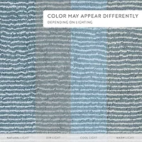 Casual Comfort Pinstripe Cotton Bath Rug