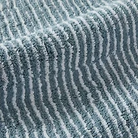 Casual Comfort Pinstripe Cotton Bath Rug