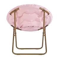 AEROPOSTALE Faux Fur Bow Saucer Papasan Chair
