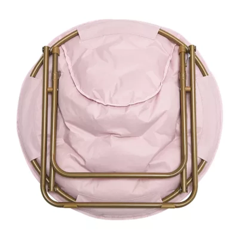 AEROPOSTALE Faux Fur Bow Saucer Papasan Chair