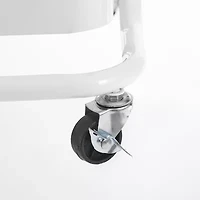 AEROPOSTALE 3 Tier Rolling White Utility Cart