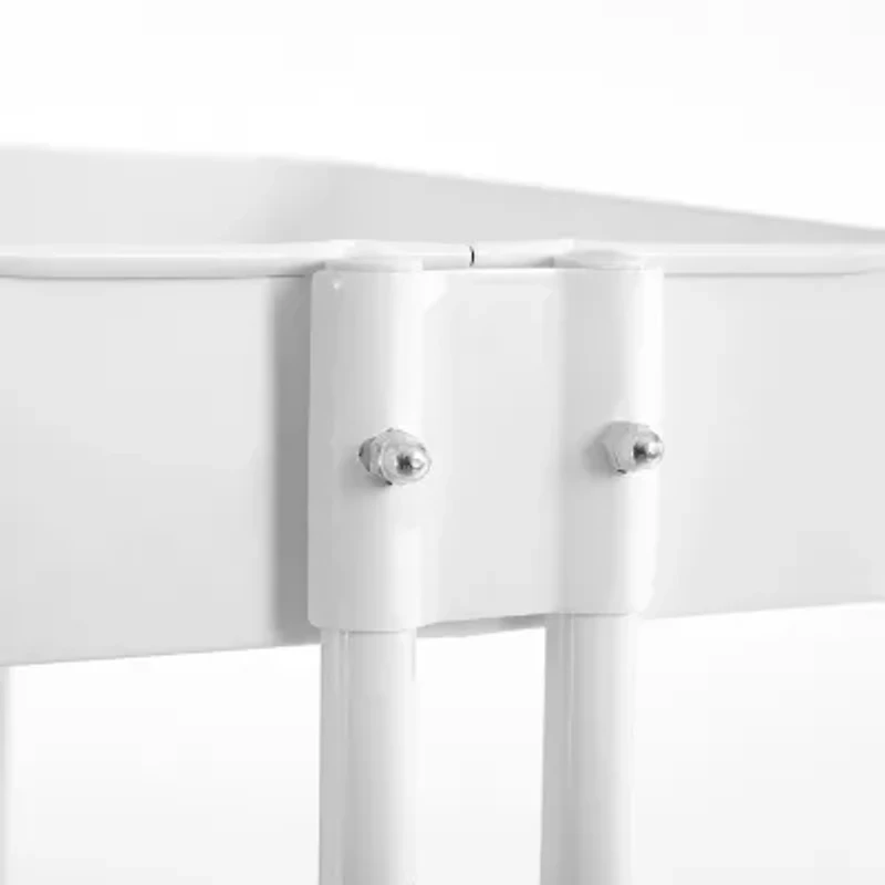 AEROPOSTALE 3 Tier Rolling White Utility Cart